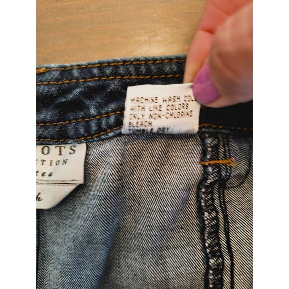 Talbots Petites Jeans Wmn's Sz 12P Stretch Denim Straight Leg Mid Rise Dark Wash - Picture 9 of 11